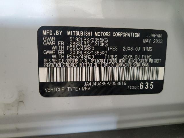 2023 MITSUBISHI OUTLANDER JA4J4UA85PZ058819