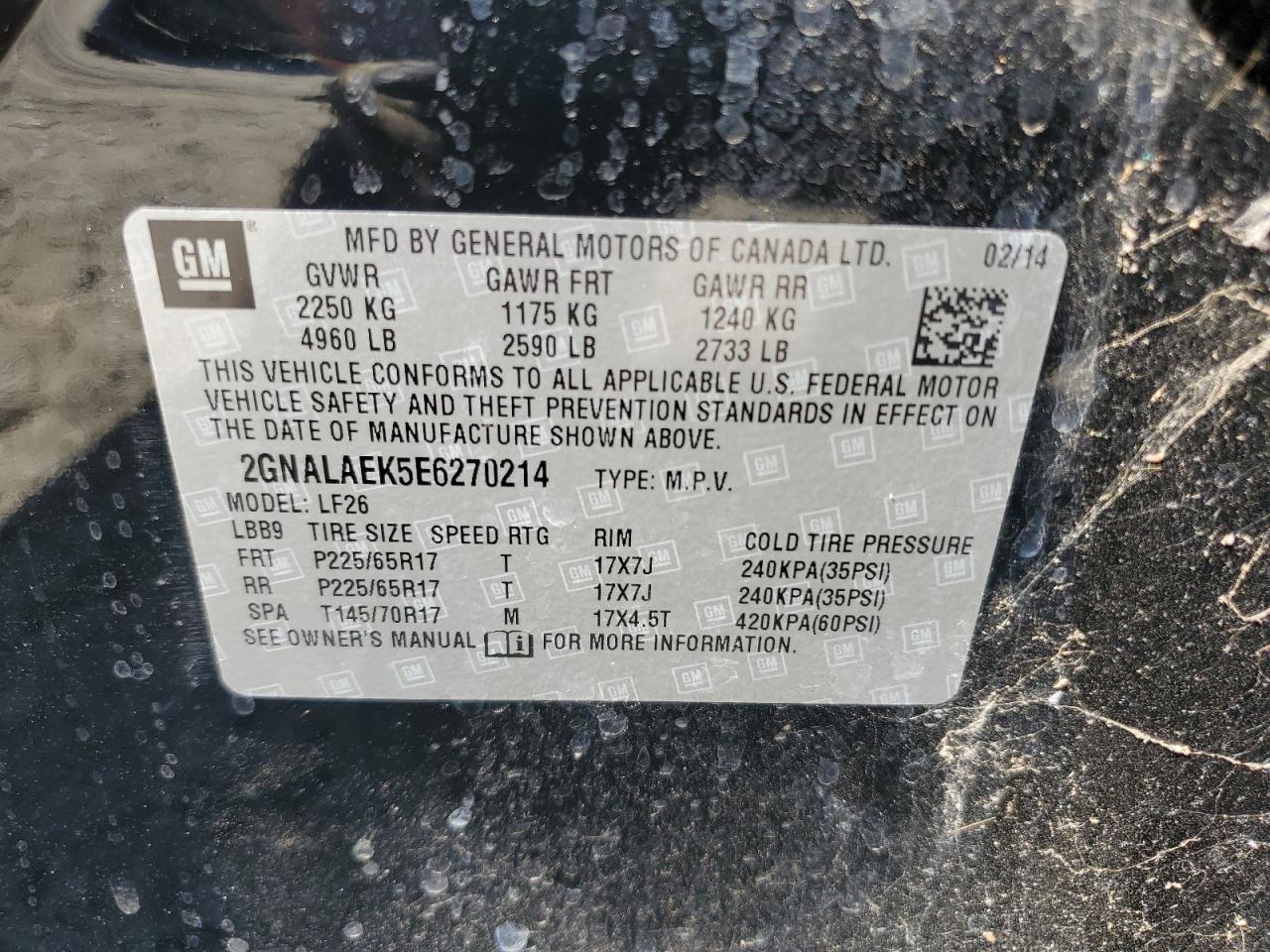 CHEVROLET EQUINOX LS