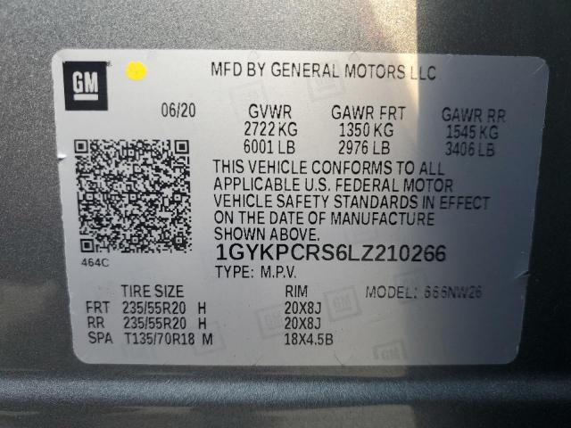 2020 CADILLAC XT6 PREMIUM LUXURY #3278579930