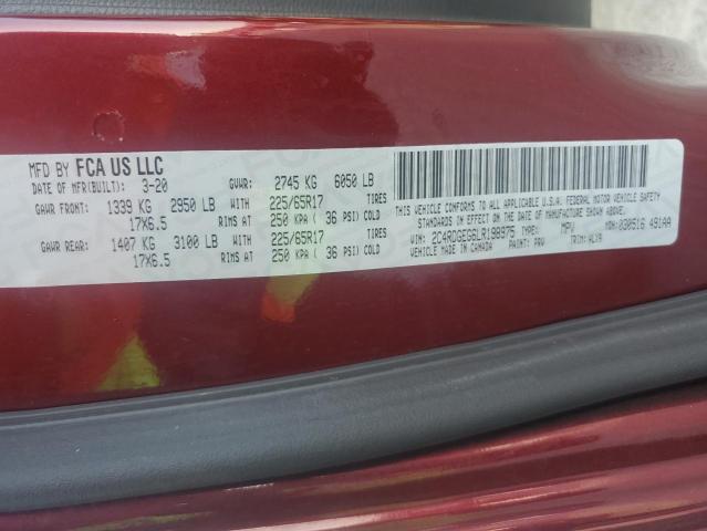 2020 DODGE GRAND CARA - 2C4RDGEG6LR198975