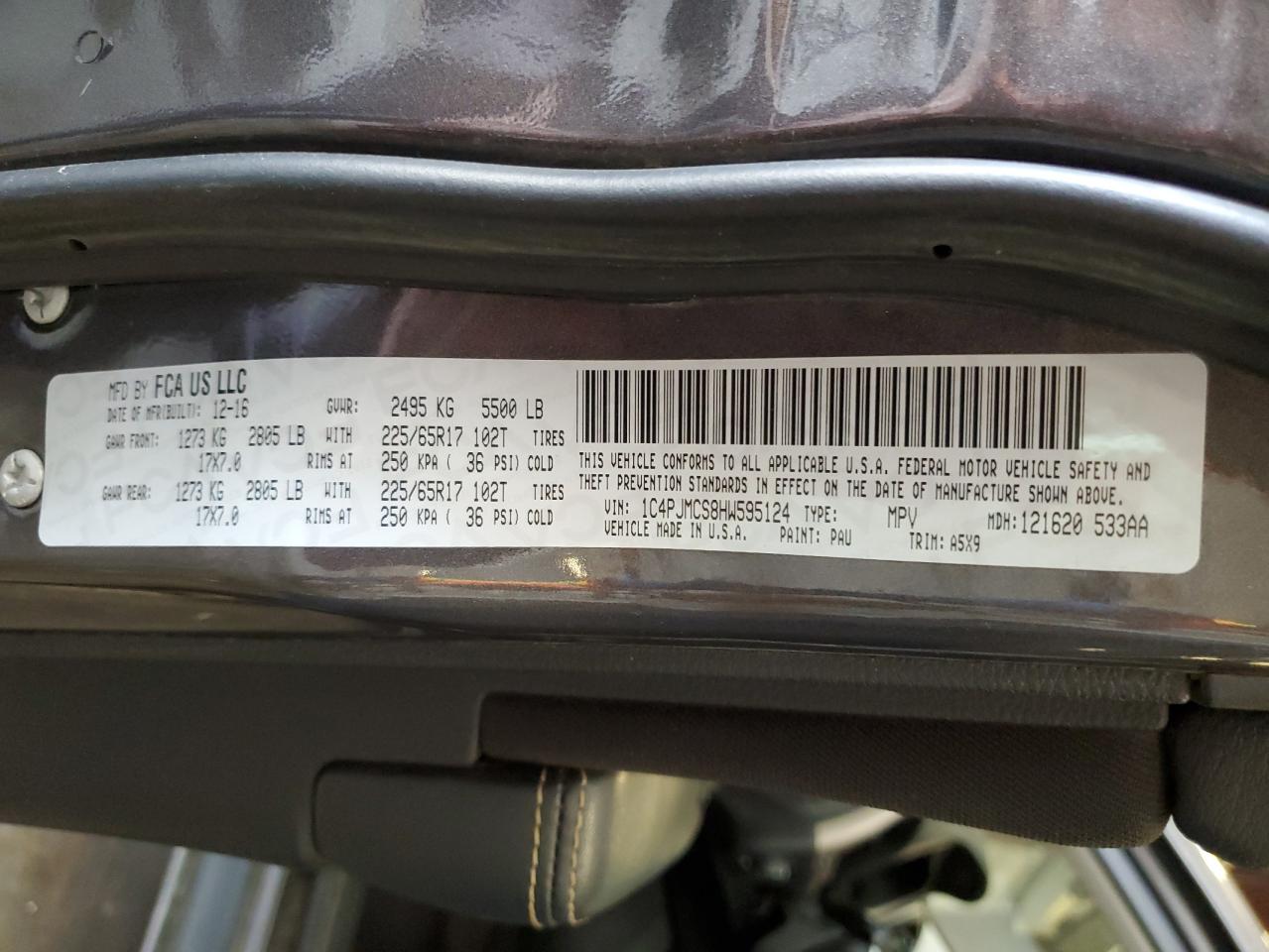 JEEP GRAND CHEROKEE LATITUDE