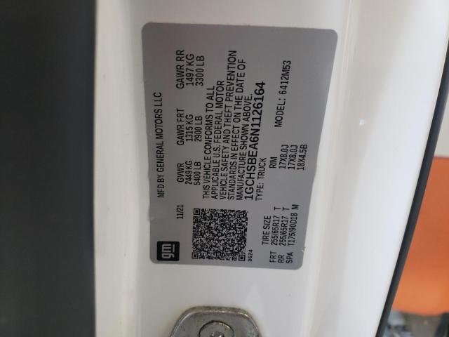 2022 CHEVROLET COLORADO 1GCHSBEA6N1126164