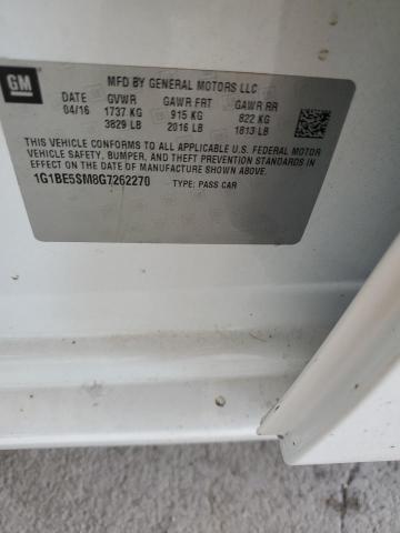 2016 CHEVROLET 136 1G1BE5SM8G7262270