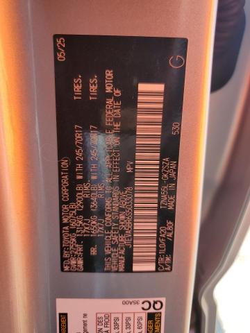 2025 TOYOTA 4RUNNER SR5 JTEVA5BR6S5033078
