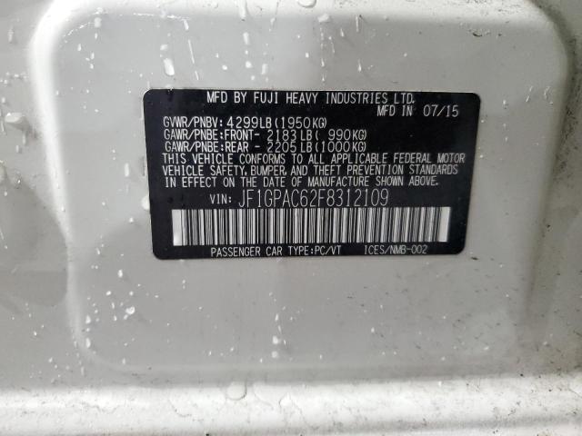 2015 SUBARU IMPREZA PR JF1GPAC62F8312109