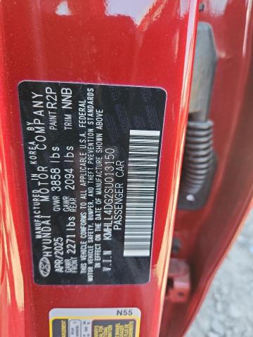 2025 HYUNDAI ELANTRA SE - KMHLL4DG2SU013150