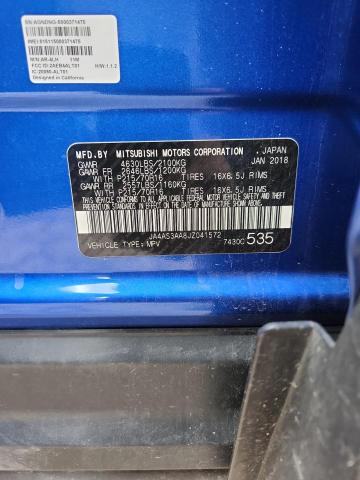 2018 MITSUBISHI ECLIPSE CROSS ES - JA4AS3AA8JZ041572