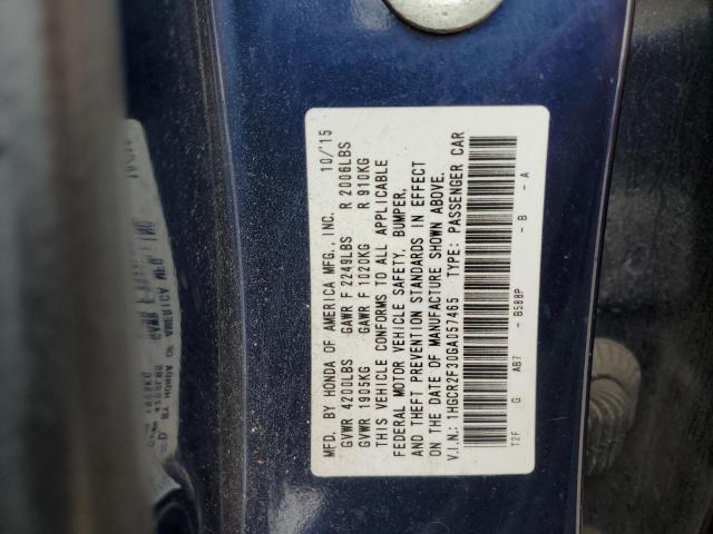 2016 HONDA ACCORD LX - 1HGCR2F30GA057465