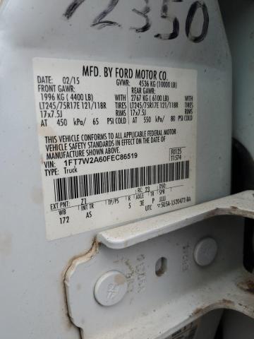 2015 FORD F250 SUPER DUTY 1FT7W2A60FEC86519