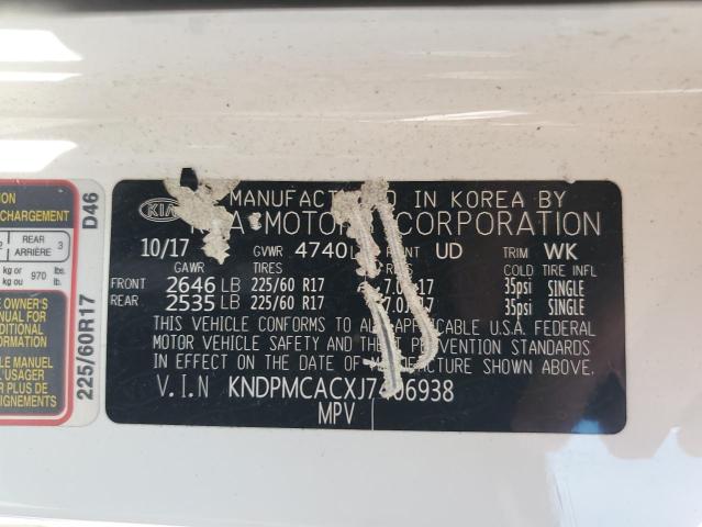 2018 KIA SPORTAGE L - KNDPMCACXJ7406938