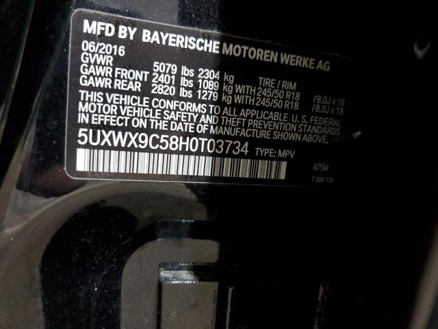 2017 BMW X3 XDRIVE2 #3261411492