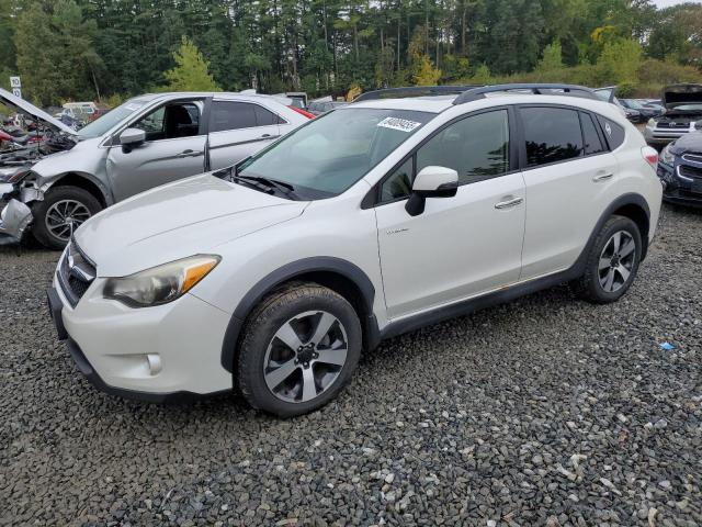 SUBARU XV CROSSTREK 2.0I HYBRID TOURING 2014 white 4dr spor hybrid engine JF2GPBKC4EH324480 photo #1