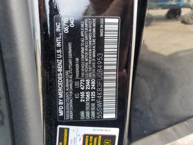 2015 MERCEDES-BENZ C 300 4MAT 55SWF4KB3FU084953