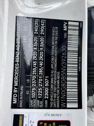 2022 MERCEDES-BENZ GLC 300 W1N0G8DB5NV392630