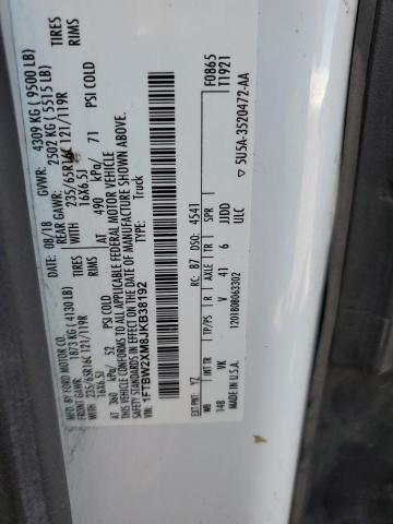 2018 FORD TRANSIT T-350 1FTBW2XM8JKB38192