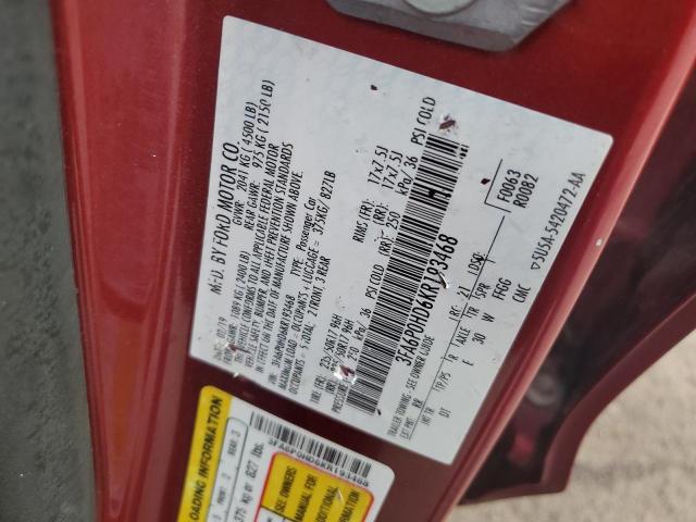 2019 FORD FUSION SE 3FA6P0HD6KR193468