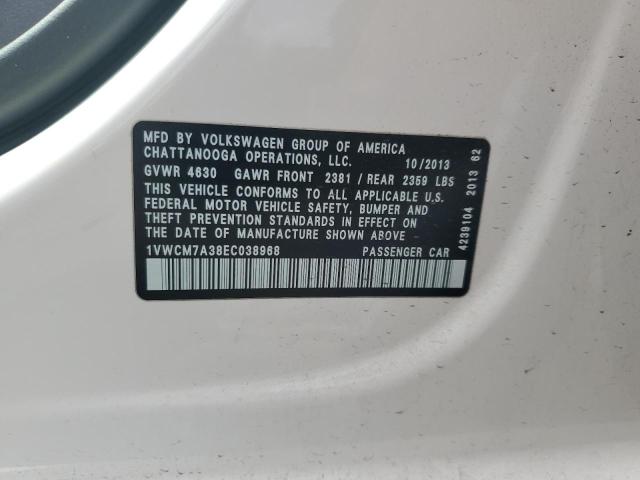 2014 VOLKSWAGEN PASSAT SEL #3284888946
