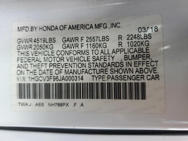 2018 HONDA ACCORD TOU 1HGCV3F96JA000314