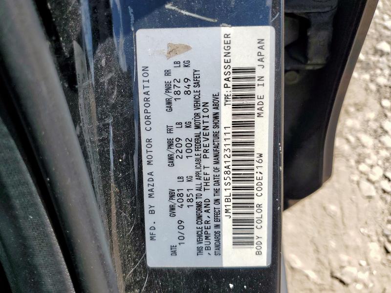 2010 MAZDA 3 S - JM1BL1S58A1231111