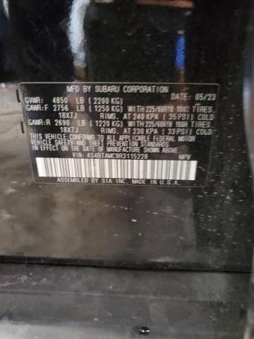 2024 SUBARU OUTBACK LI 4S4BTAMC9R3115228