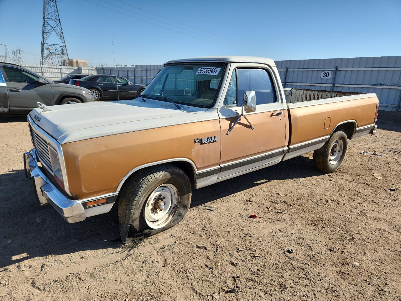Lot #3276628514 1985 DODGE D-SERIES D