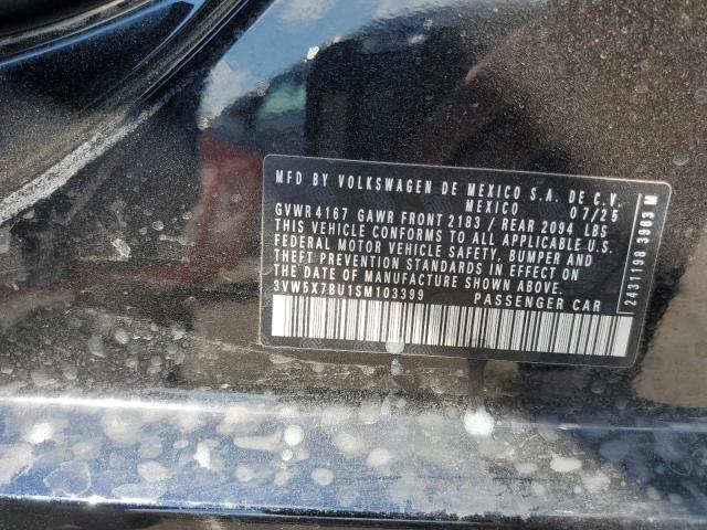 2025 VOLKSWAGEN JETTA S #3298046152