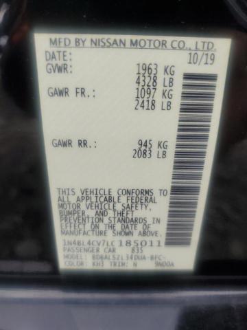 2020 NISSAN ALTIMA - 1N4BL4CV7LC185011