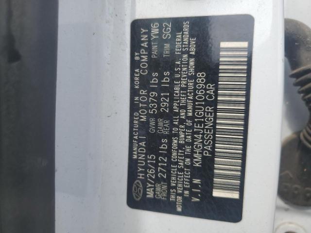 2016 HYUNDAI GENESIS 3. KMHGN4JE1GU106988