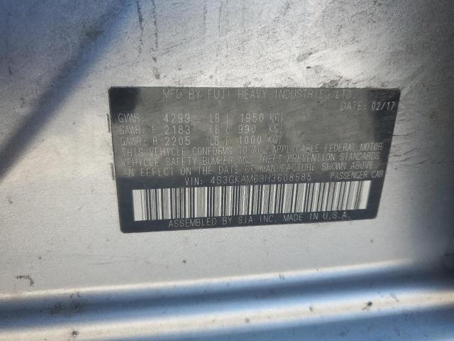 2017 SUBARU IMPREZA SPORT 4S3GKAM63H3608585