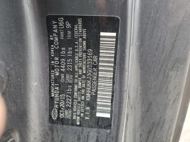2016 HYUNDAI GENESIS CO KMHHU6KJ3GU133169