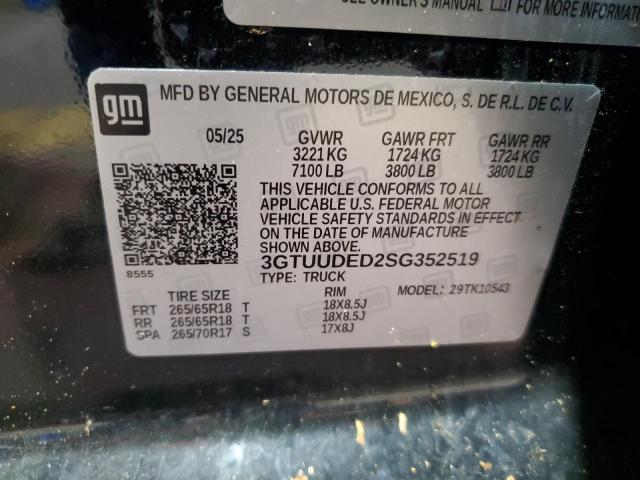 2025 GMC SIERRA K15 3GTUUDED2SG352519