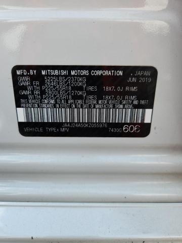 2019 MITSUBISHI OUTLANDER - JA4J24A50KZ055976