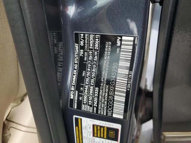 2015 MERCEDES-BENZ GLK 350 4M WDCGG8JBXFG345250