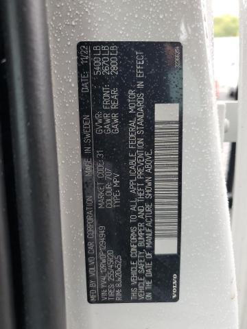 2023 VOLVO XC60 PLUS YV4L12RW0P1294949