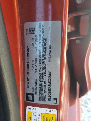 2021 CHEVROLET SPARK LS KL8CB6SA8MC708140