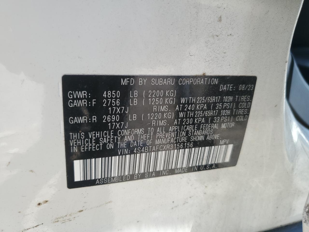 SUBARU OUTBACK PREMIUM