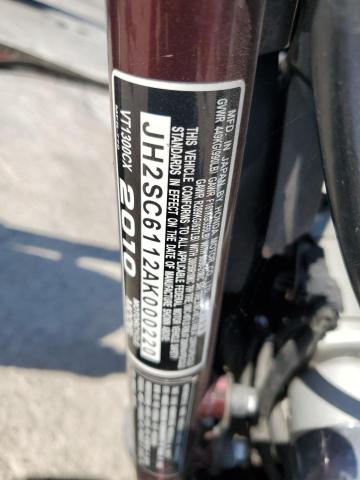 2010 HONDA VT1300 CX JH2SC6112AK000220