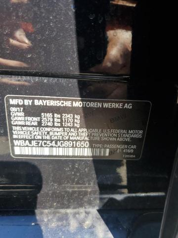 2018 BMW 540 XI WBAJE7C54JG891650