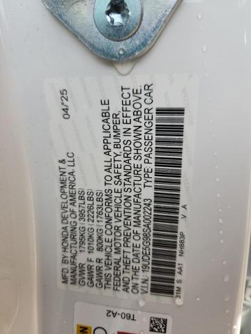 2025 ACURA INTEGRA TY 19UDE5G98SA002243