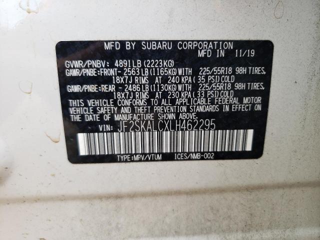 2020 SUBARU FORESTER S - JF2SKALCXLH462295