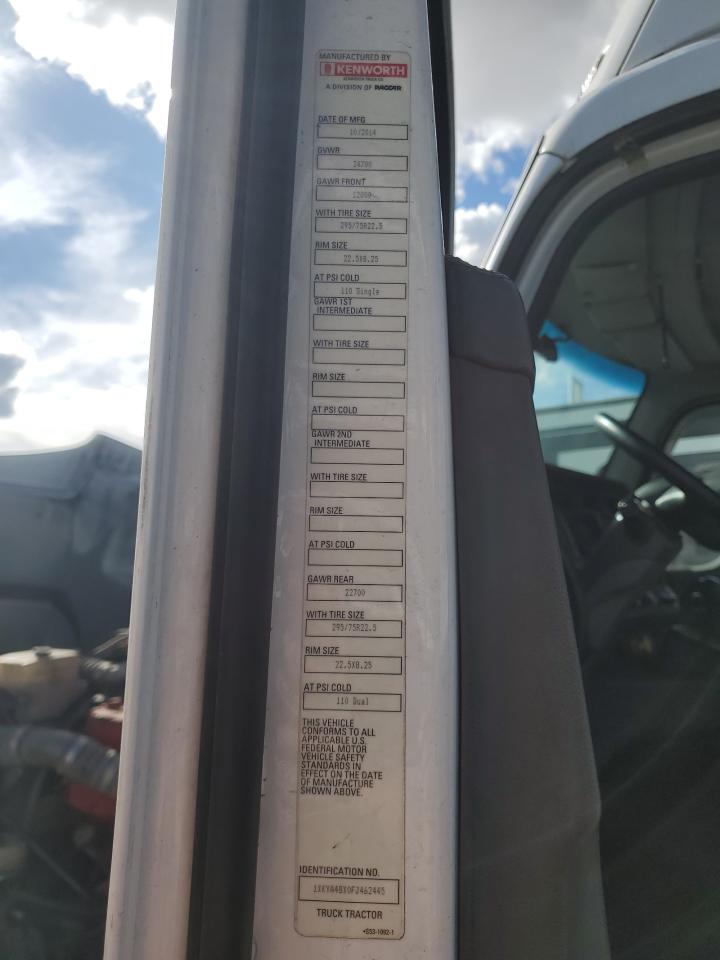 Lot #3283851432 2015 KENWORTH T680