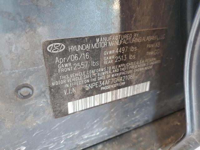2016 HYUNDAI SONATA SPO 5NPE34AF7GH421086