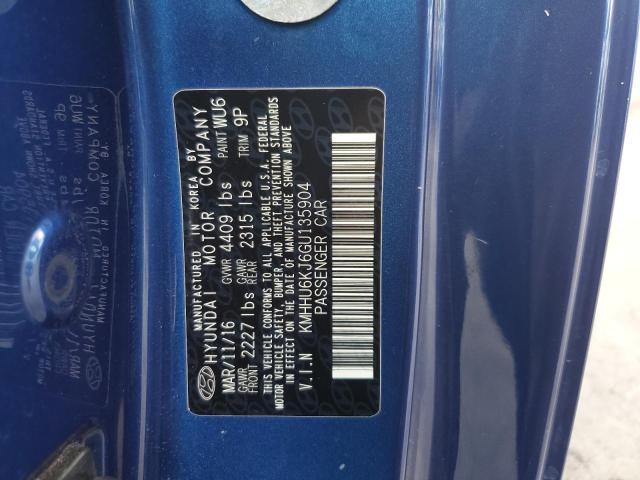 2016 HYUNDAI GENESIS CO KMHHU6KJ6GU135904