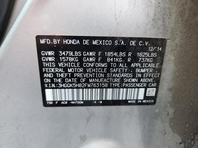 2015 HONDA FIT EX - 3HGGK5H82FM763158