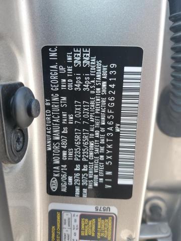 2015 KIA SORENTO LX 5XYKT3A65FG624139