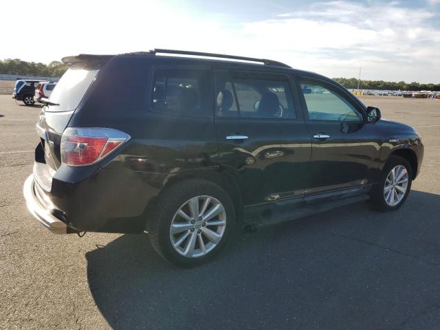 TOYOTA HIGHLANDER 2010 black  hybrid engine JTEBW3EH0A2041592 photo #4