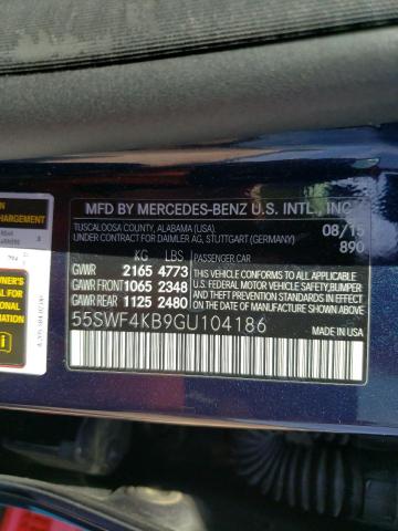 2016 MERCEDES-BENZ C 300 4MATIC 55SWF4KB9GU104186