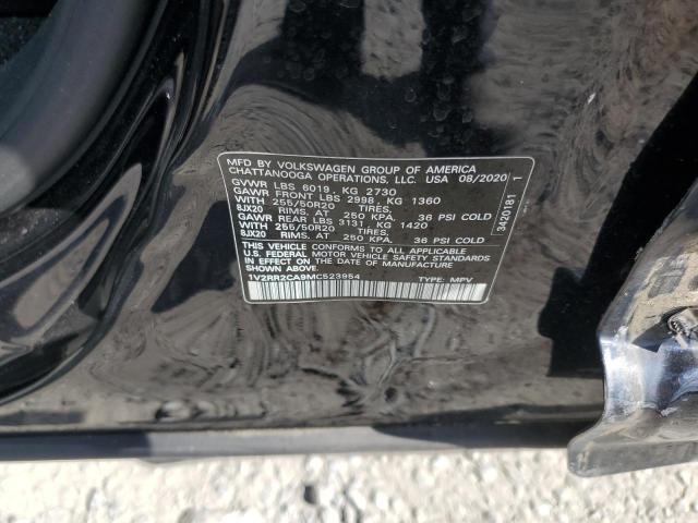 2021 VOLKSWAGEN ATLAS SE #3292417571