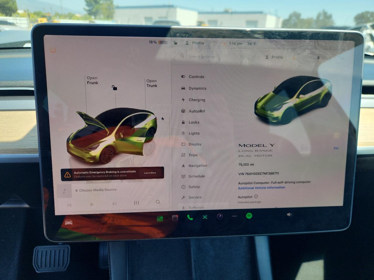 Lot #3310704732 2022 TESLA MODEL Y