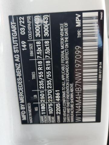 2022 MERCEDES-BENZ GLB 250 4MATIC W1N4M4HB7NW197099